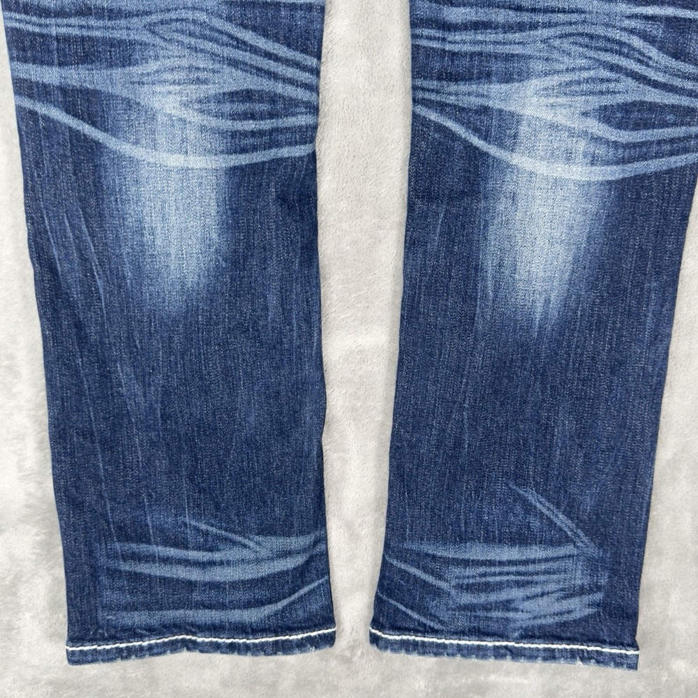 Rock Revival Jeans Mens 30 (Fits 31x29) Robin Straight Dark - Picture 11 of 16